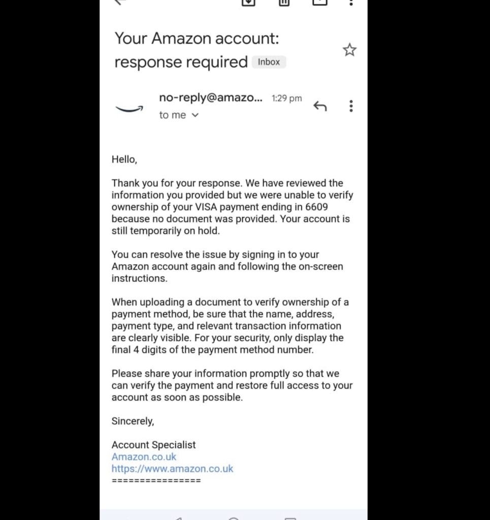 What Is Section 3 Of Amazon's Business Solutions Agreement Account deactivated in accordance with section 3 of Amazon’s Business