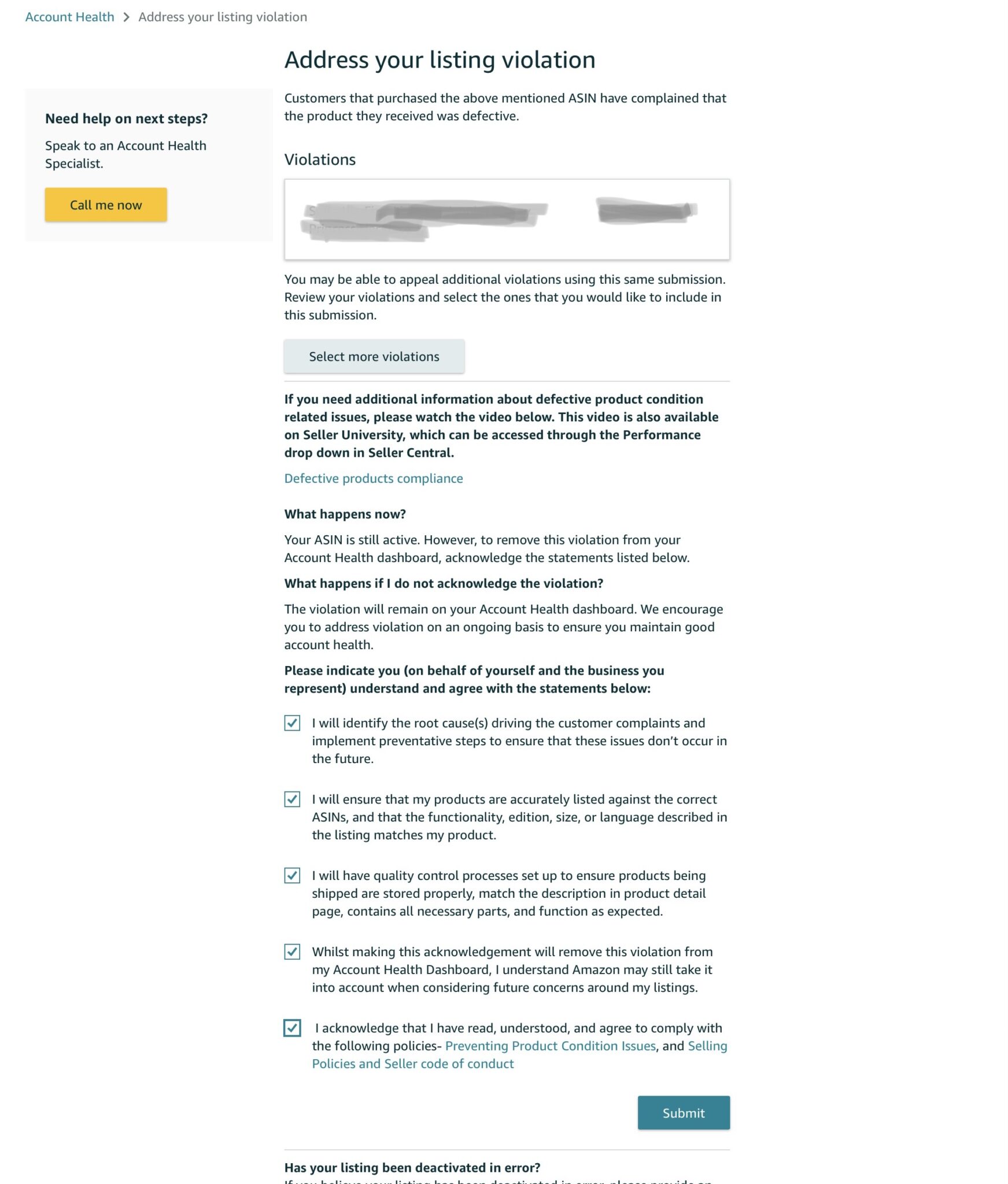 What Is Section 3 Of Amazon's Business Solutions Agreement Account deactivated in accordance with section 3 of Amazon’s Business