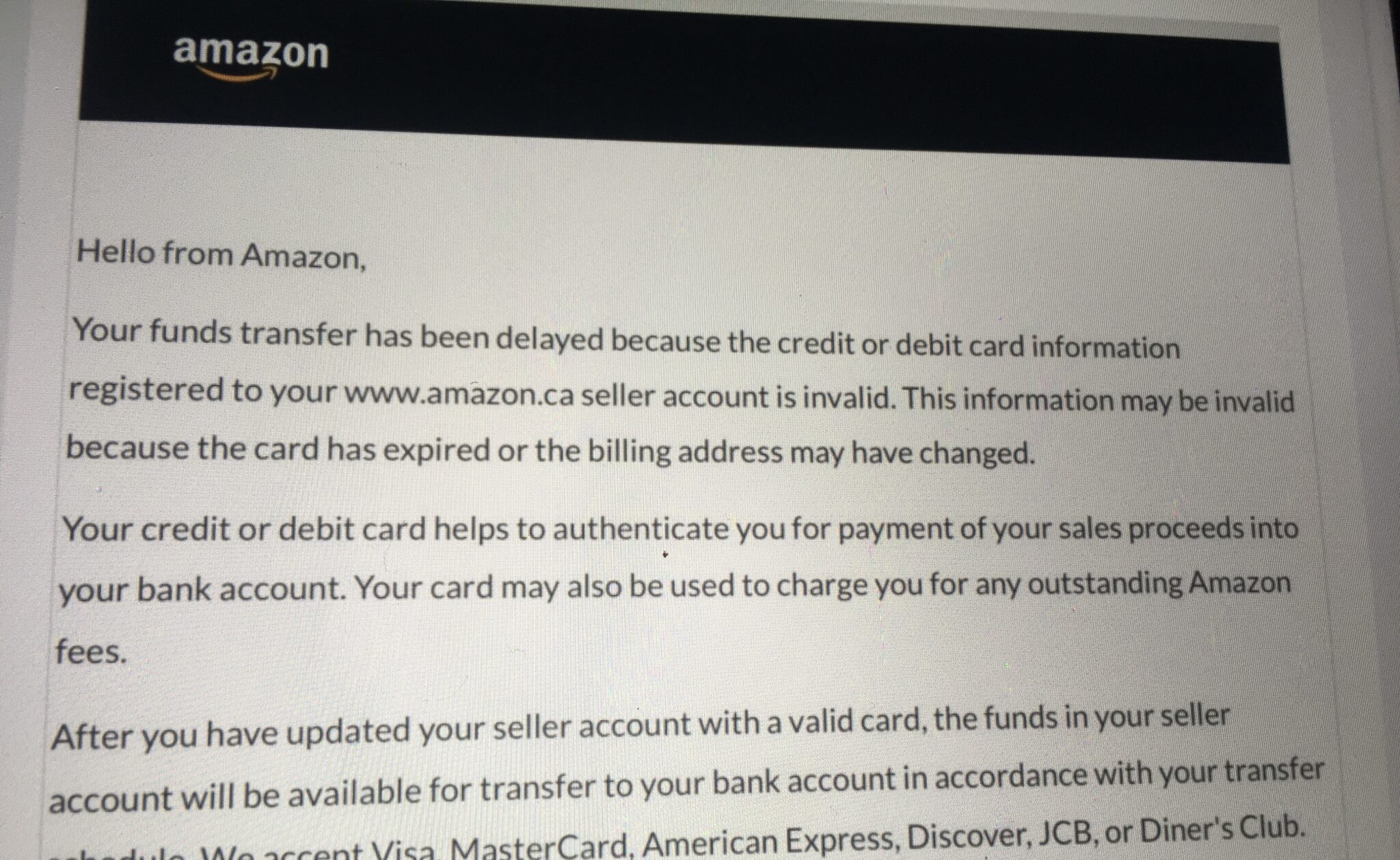 Why were your Amazon Seller Identity Verification Documents rejected