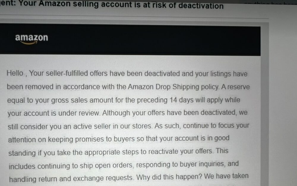 How does Amazon detect Dropshipping Policy violations?