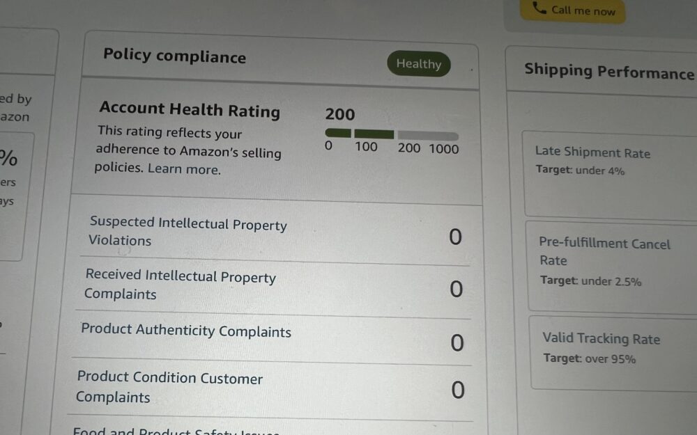 Understanding Amazon’s New Account Health Rating