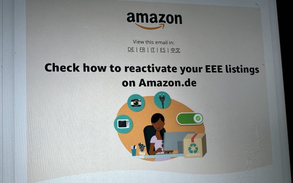 How to reactivate your removed EEE listings on Amazon.de